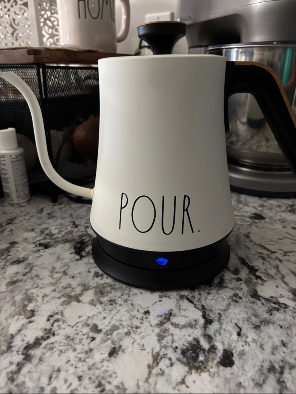 Rae Dunn Cream Electric Gooseneck Kettle